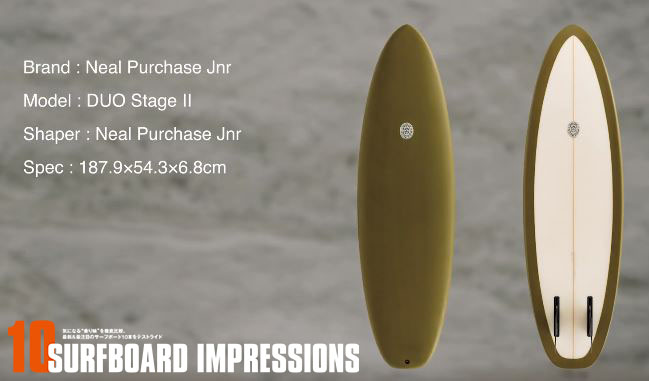 サーフボード乗り比べ「10 SURF BOARD IMPRESSIONS」#10 ニール・パーチェス・ジュニア | SURFIN'LIFE（サーフィン ライフ）